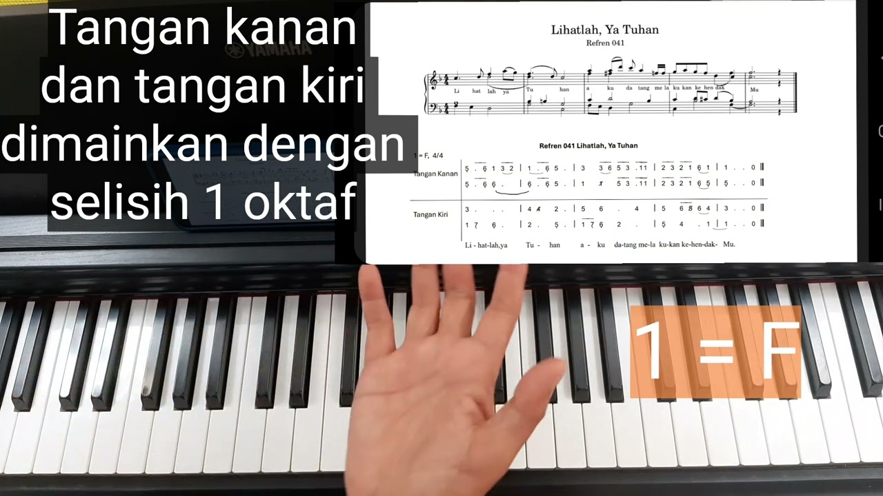Tutorial Iringan Organ - Refren Mazmur Minggu Biasa II - Tahun A