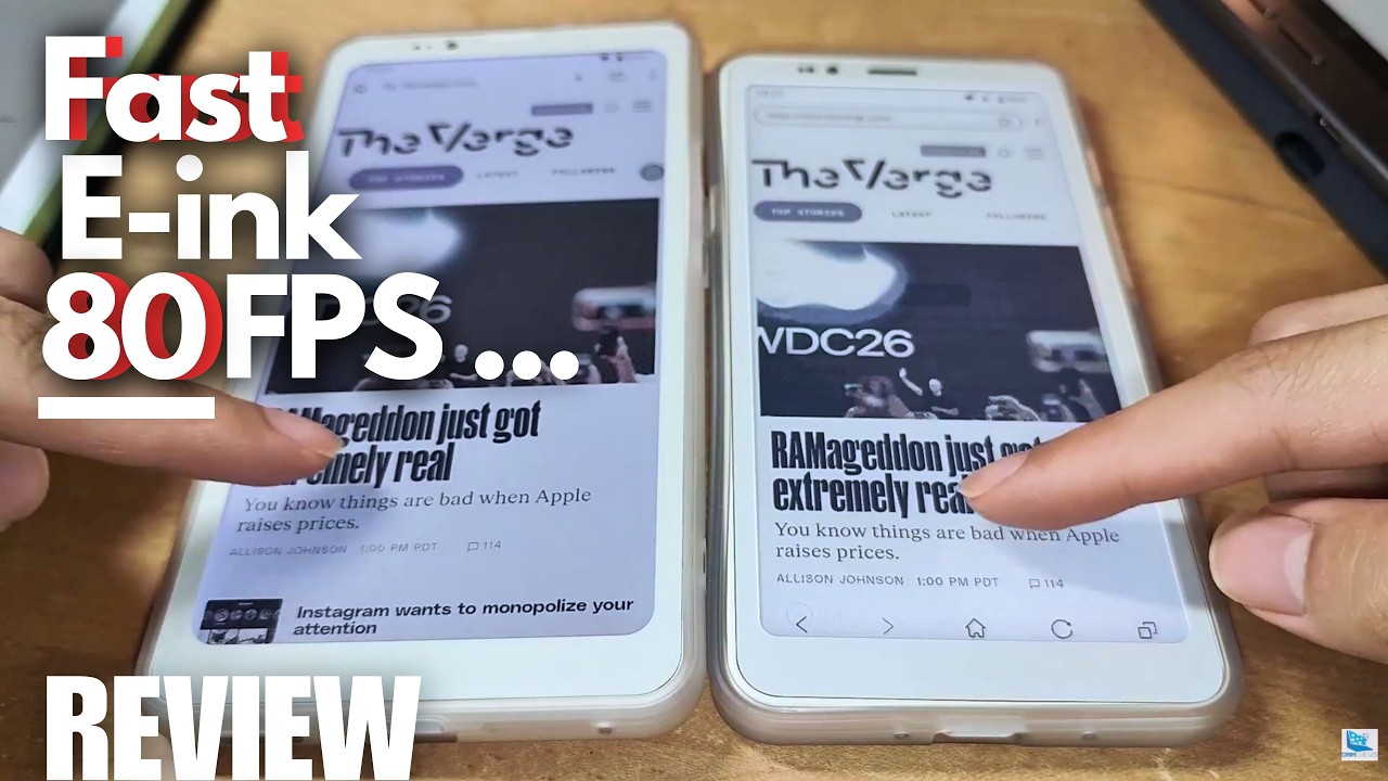 E-Ink экраны с частотой 80 FPS&hellip; Что происходит? Тест и обзор режима высокой частоты обновления | ...