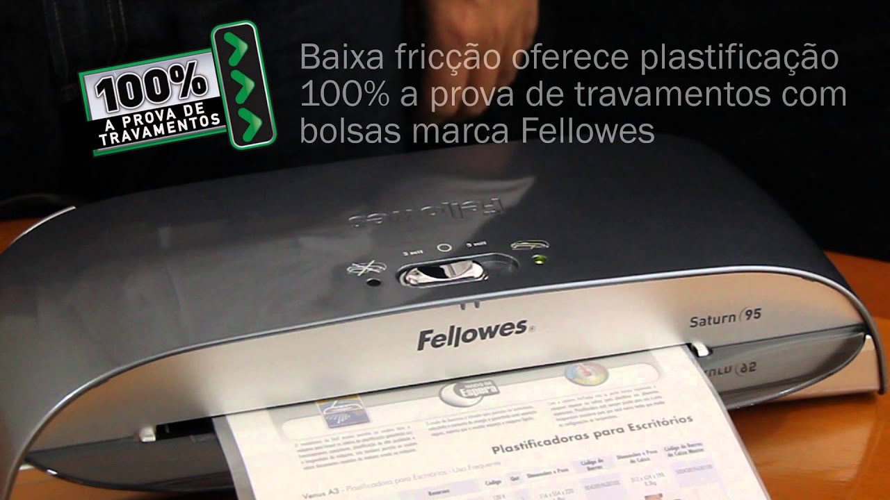 Plastificadora Saturn A4 - Fellowes
