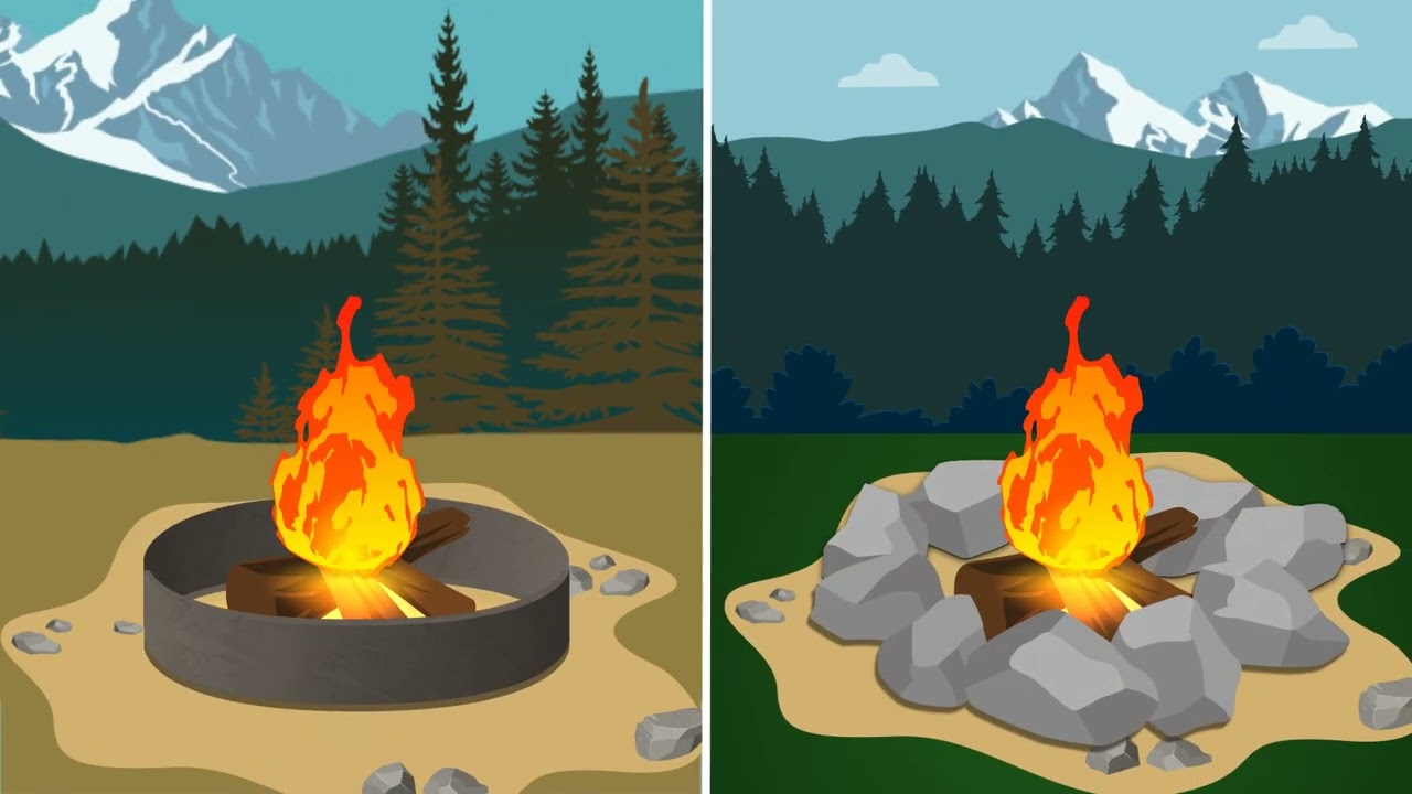 Campfire Safety Animated