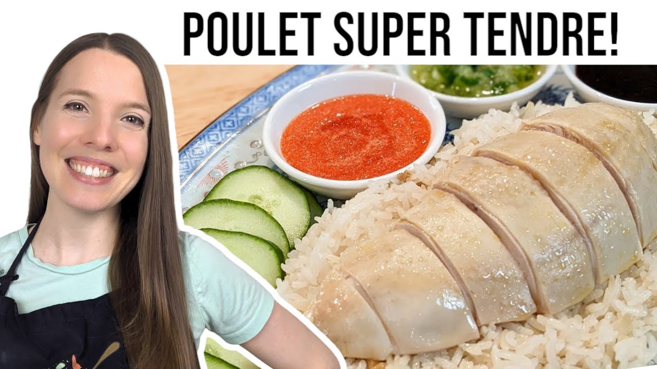 Recette facile Chinoise: Riz au POULET de HAINAN - HOP DANS LE WOK