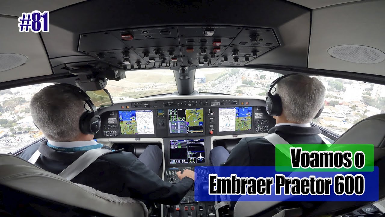 Voo de Embraer Praetor 600 de SJK para CGH. Venha sentir a experiência de voar esse executivo - #81