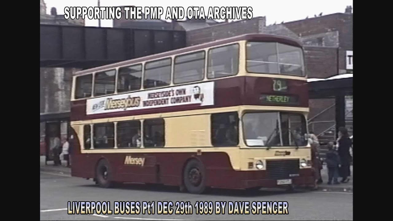 LIVERPOOL BUSES  DEC 1989