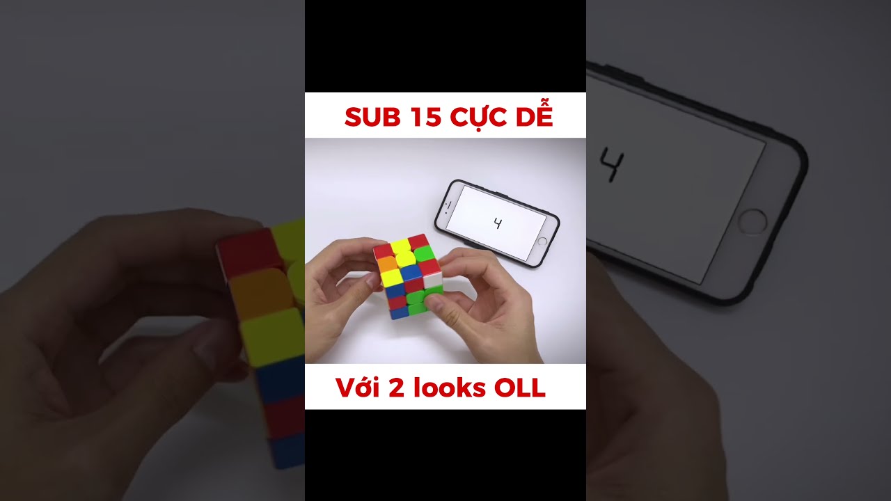 2 looks OLL vẫn Sub 15 nh&eacute; ae