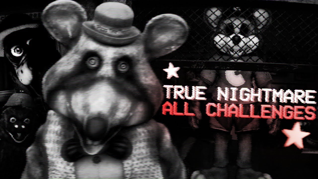 True Nightmare All Challenges | FNaCEC:R