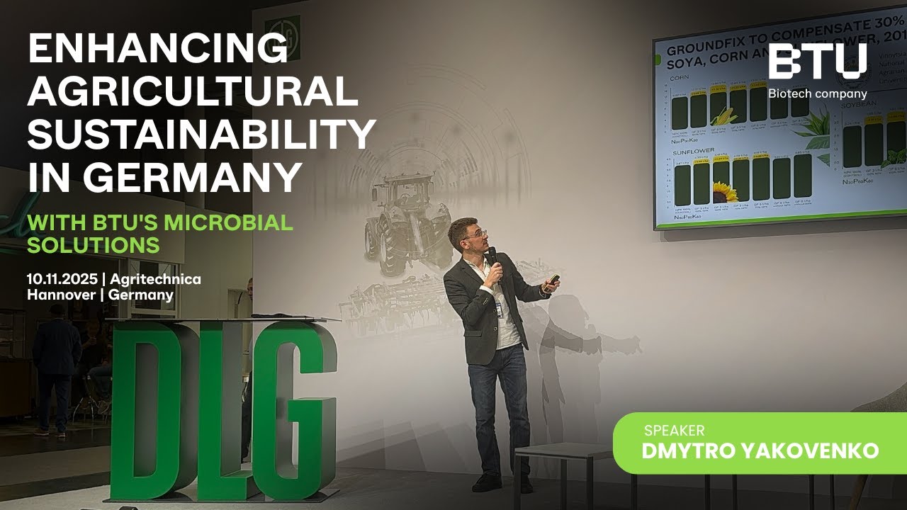Enhancing Agricultural Sustainability in Germany with BTU's Microbial Solutions (Agritechnica, 2025)