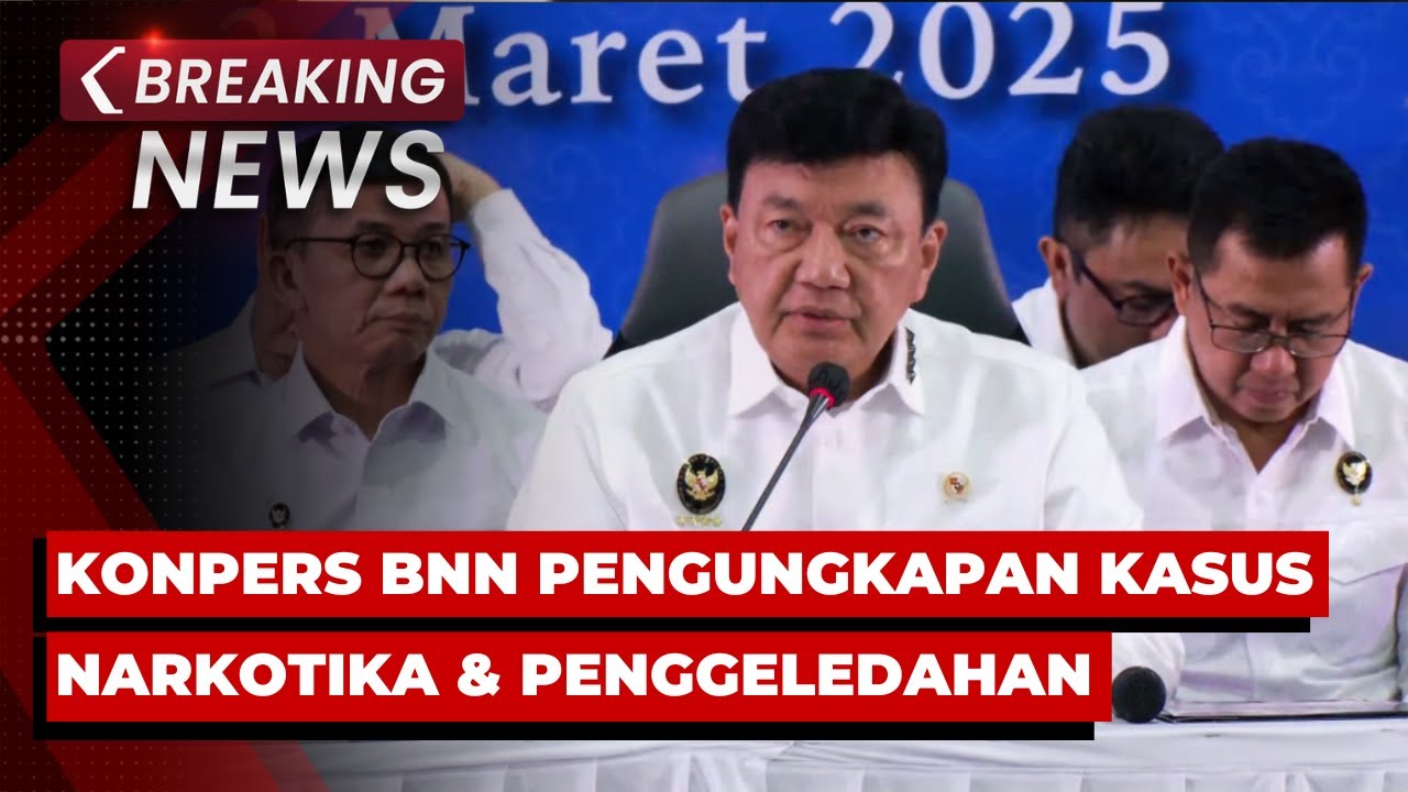 BREAKING NEWS - Konpers Menkopolkam & BNN Pengungkapan Kasus Narkotika, Penggeledahan Serentak