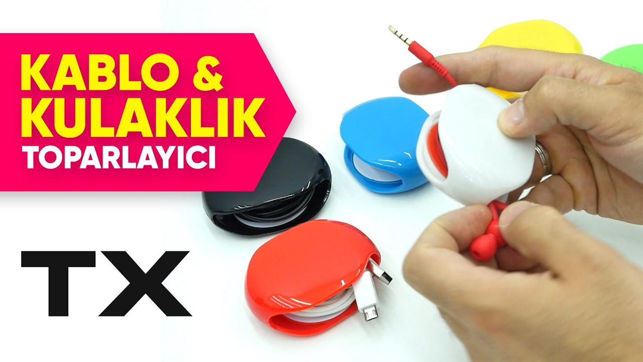 Kulaklık ve Kablo Toplayıcı ile Hayatınız Kolaylaşacak !