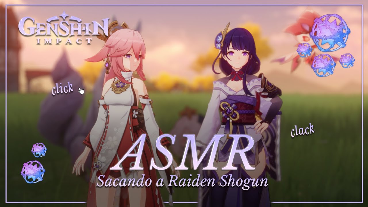 ASMR ✧ ¿Conseguiré a Raiden Shogun? ¡Exploremos Natlan juntos! 🌸🦕 | Genshin Impact [Binaural]