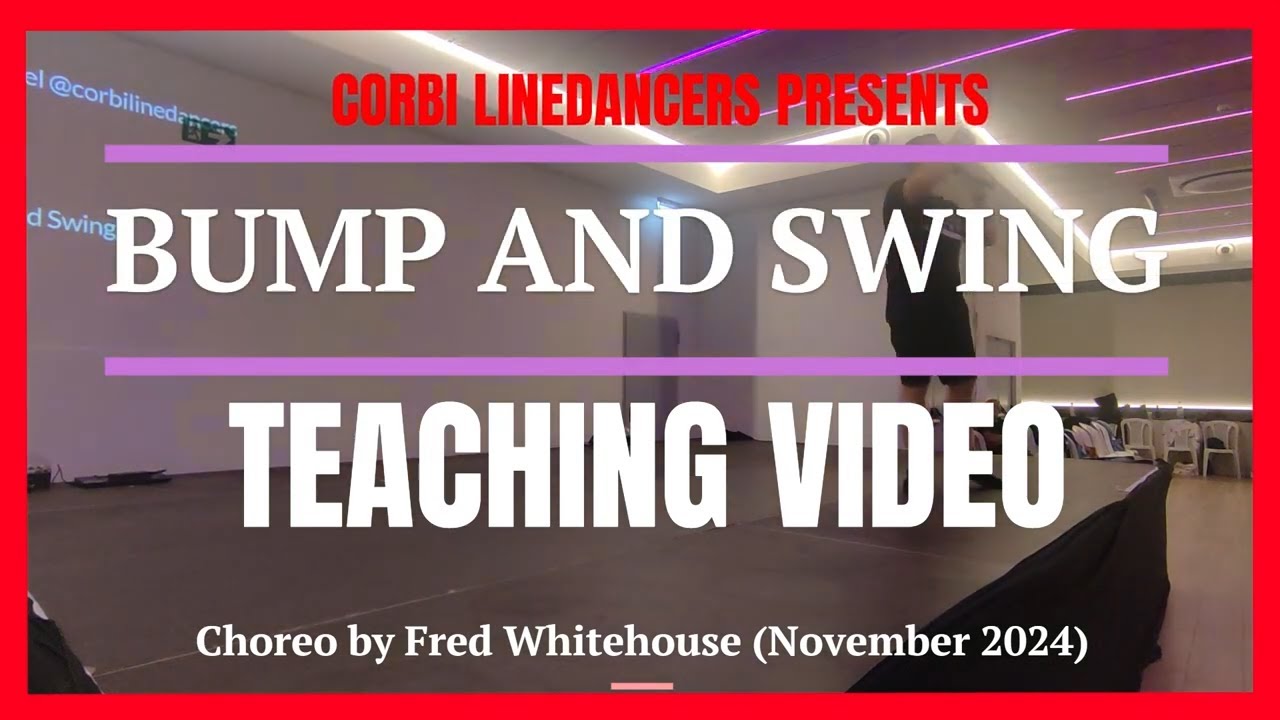 Bump And Swing LINE DANCE (Teaching Video)