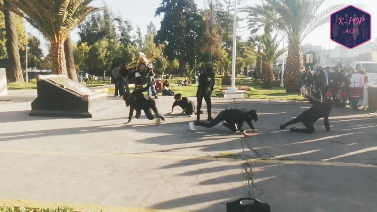 [K-POP AQP IN PUBLIC] TXT (투모로우바이투게더)-Intro+Puma|Dance Cover BLACK SWANS| AREQUIPA-PERÚ - STREET ART