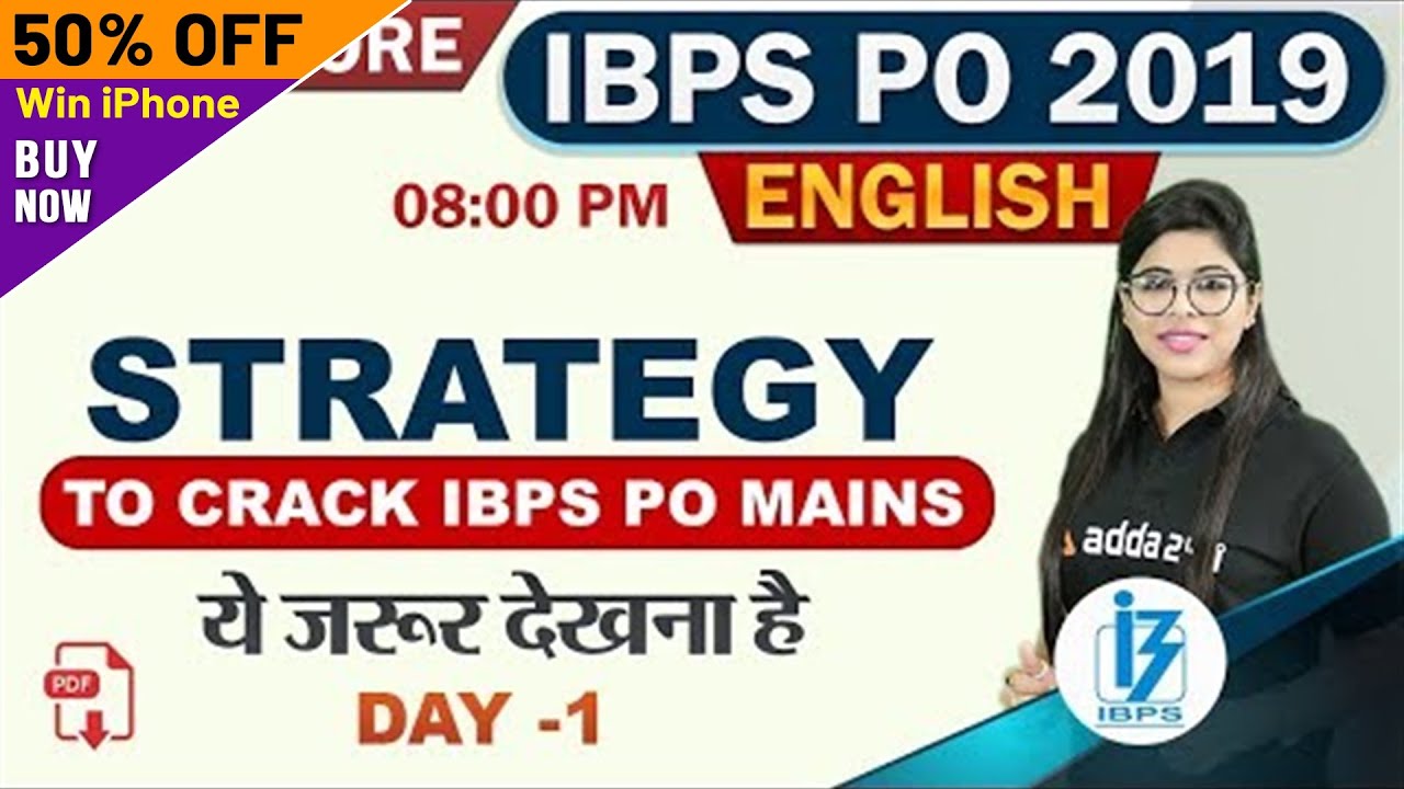 IBPS PO 2019 | English | Strategy To Crack IBPS PO Mains