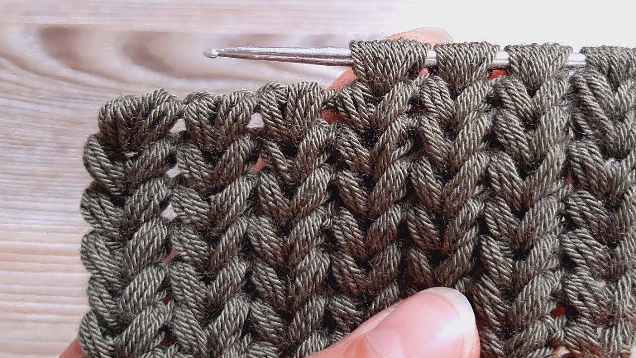 آموزش بافتنی؛Knitwear Training/مدل بافتنی/بافتنی آسان با قلاب/Crocheting