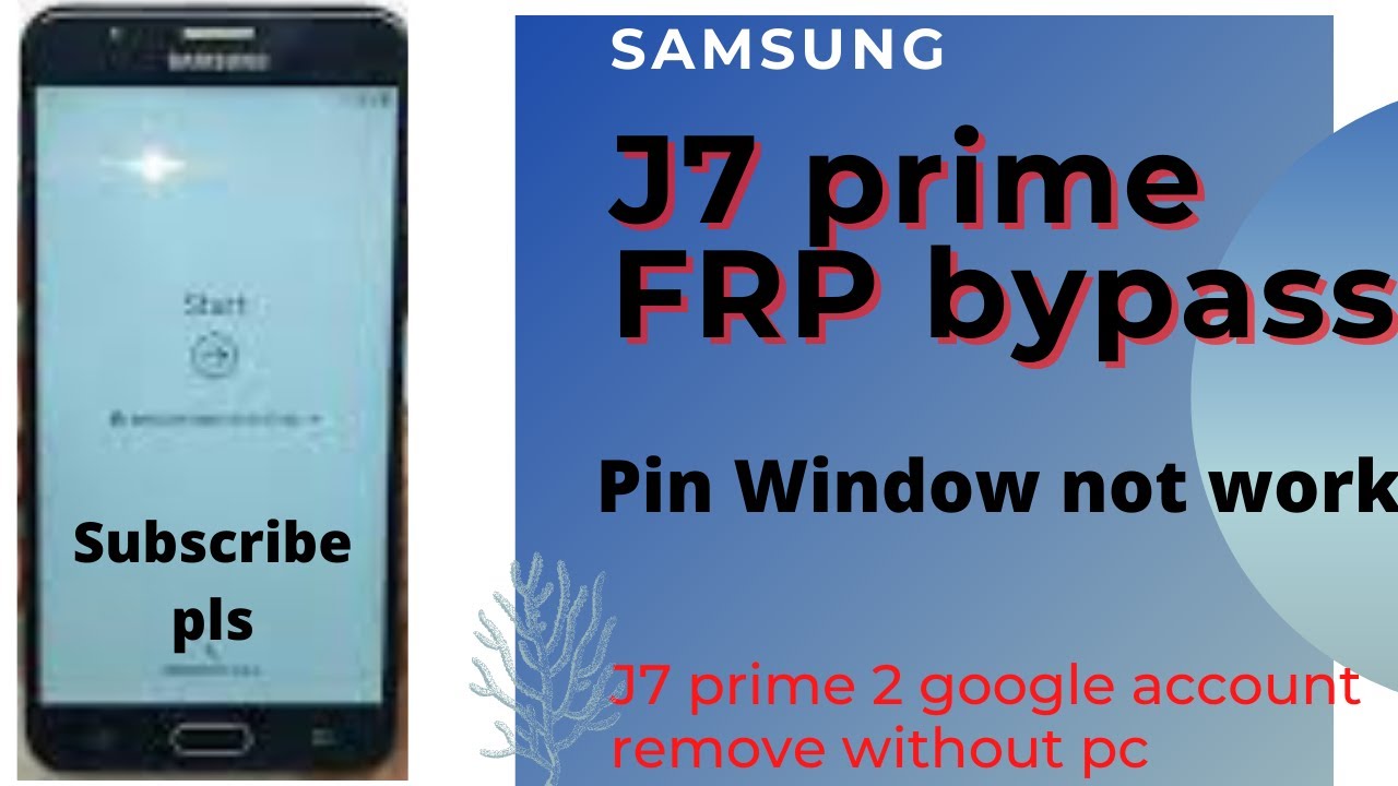 Samsung j7 prime FRP/google account bypass without pc pin window not working 100% solution j7 prime2