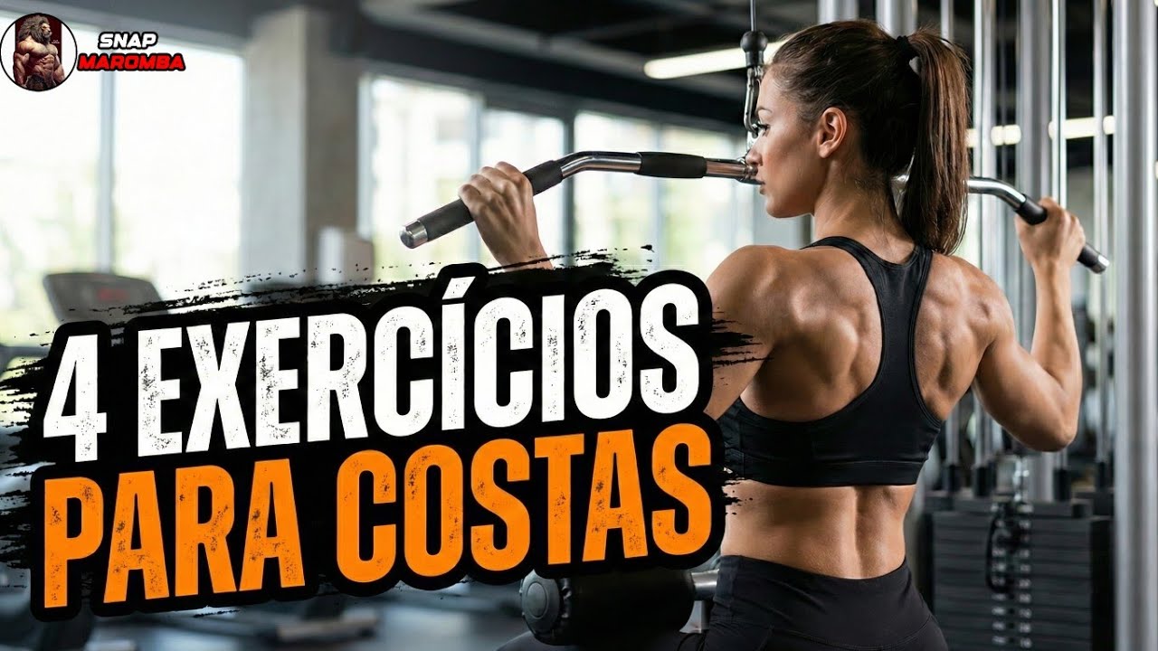 Costas em 'V': 4 Exerc&iacute;cios ✅️