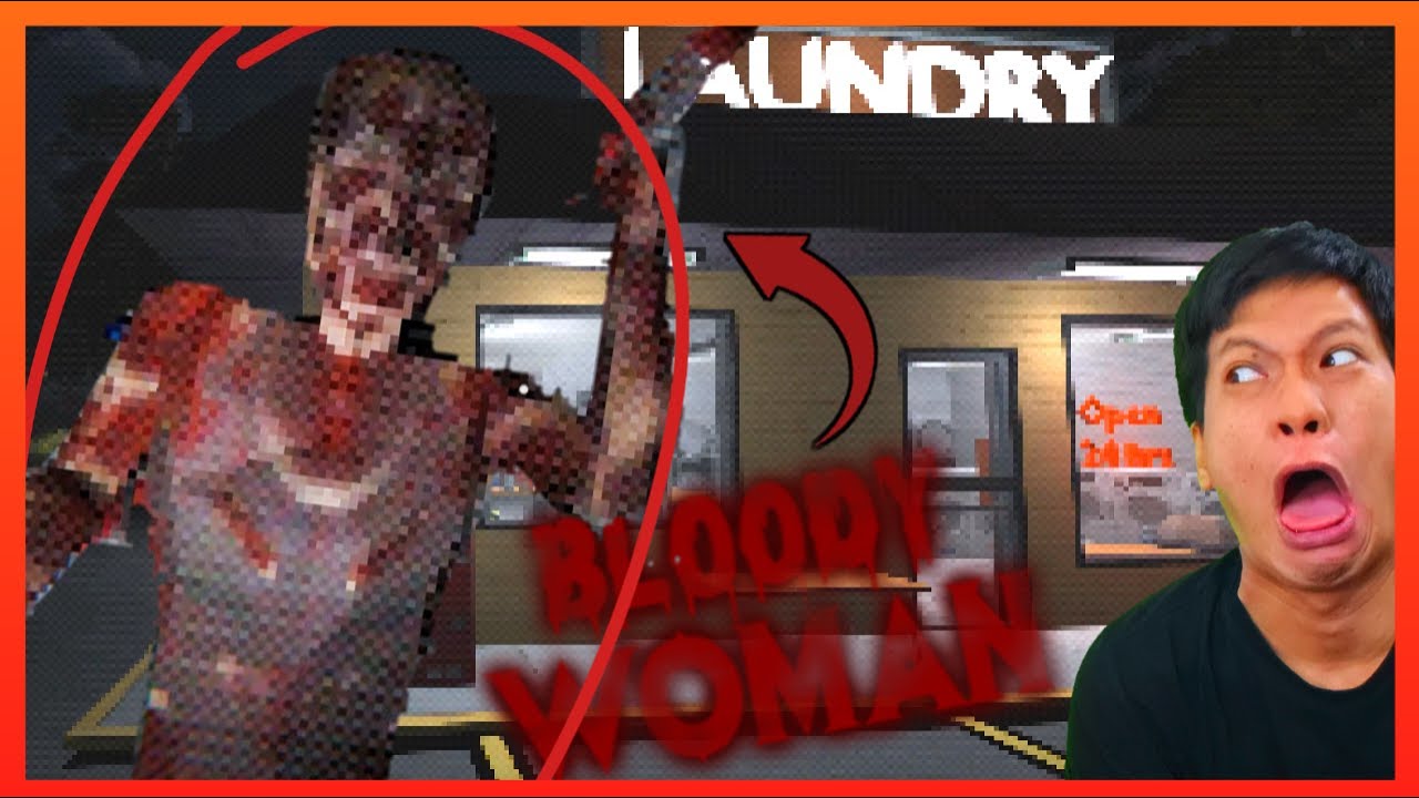 WANITA YANG TERBAKAARRSSS HIDUP2 DI SEBUAH TOKO LAUNDRY & DIA GENTAYANGAN!! Bloody Woman 616 Games