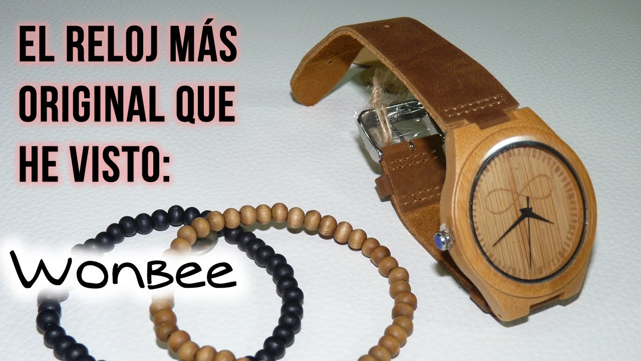 UnBoxing y Review de Reloj en madera de bamb&uacute; Wonbee