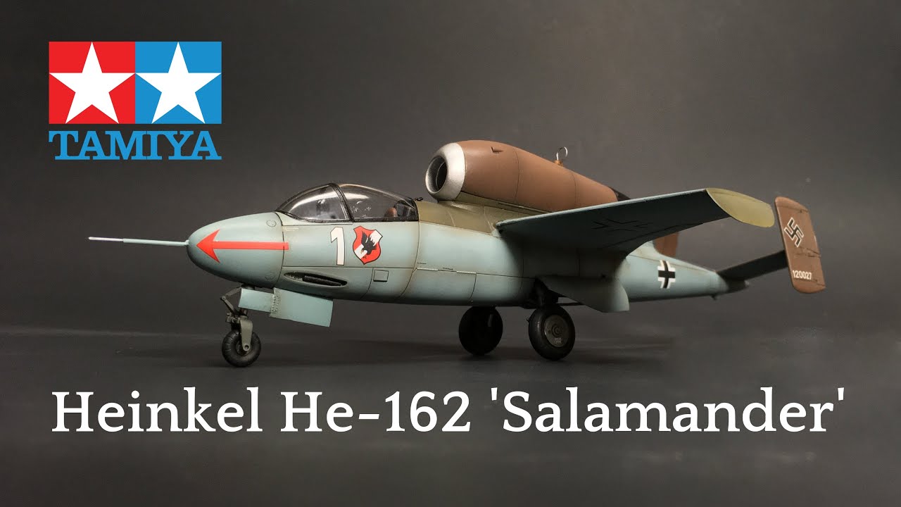 Tamiya 1/48 Heinkel He-162 A-2 'Salamander' - FULL BUILD