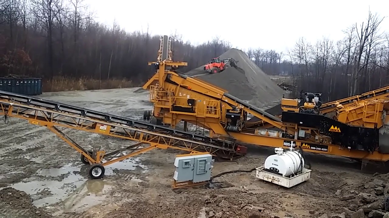 Concrete recycling