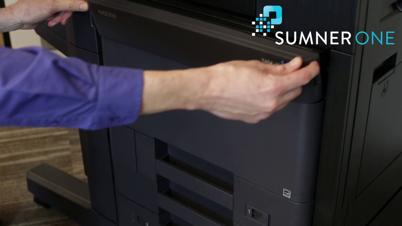 How to Change Waste Toner Cartridge in Kyocera TASKalfa | SumnerOne