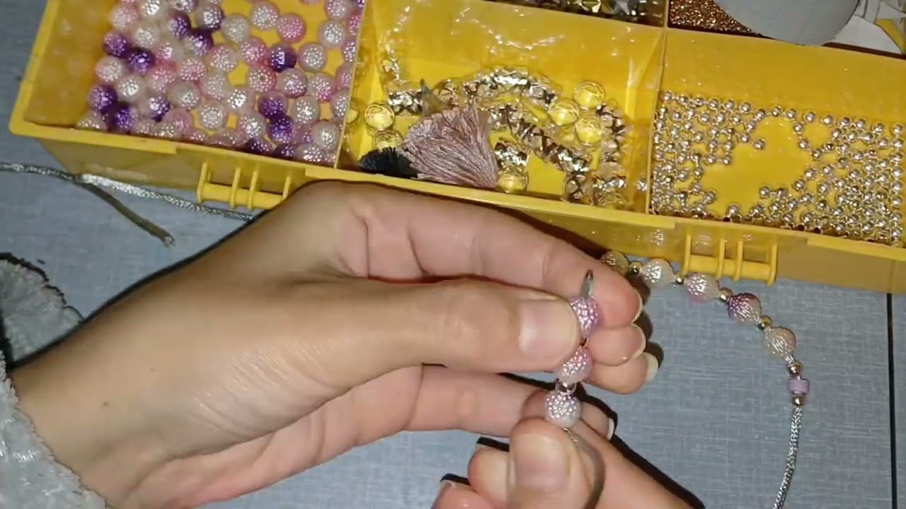 طريقة صنع 📿 سبحة فكرة كهدية او مشروع مربح👌