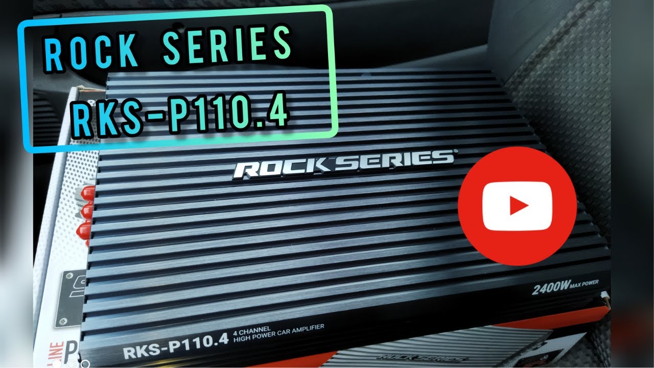 Unboxing Review Amplificador Rock Series RKS-P110.4 #rockseries #caraudio