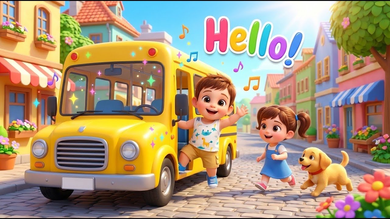 Wheels on the Bus + More Nursery Rhymes & Kids Songs | Moonbean Kids