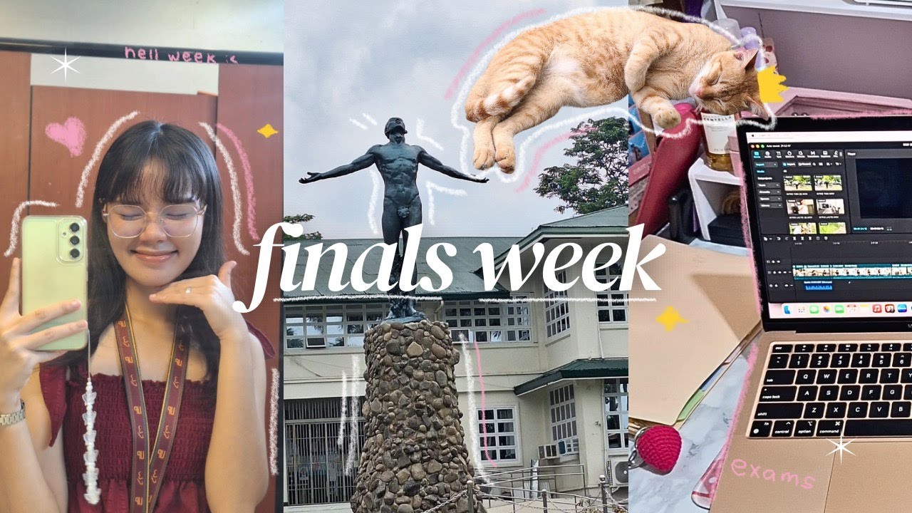 uni vlog | finals week in uplb, endless studying, ihnf anniv event ۶ৎ