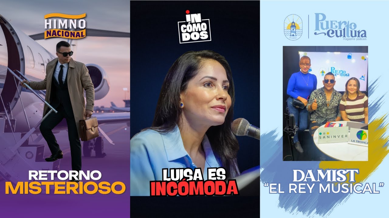 Noboa retorna misteriosamente al Ecuador - Himno Nacional