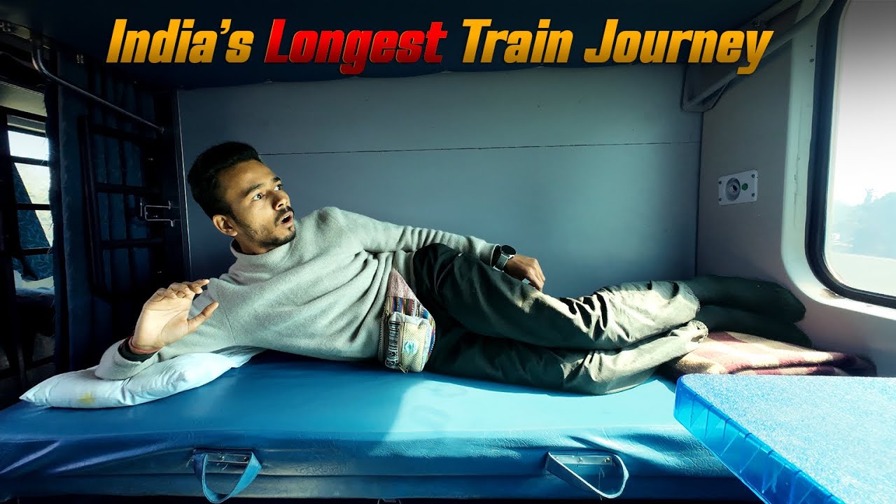 50 Hours inside INDIA'S LONGEST TRAIN ( Kashmir to Kanyakumari ) Ep2