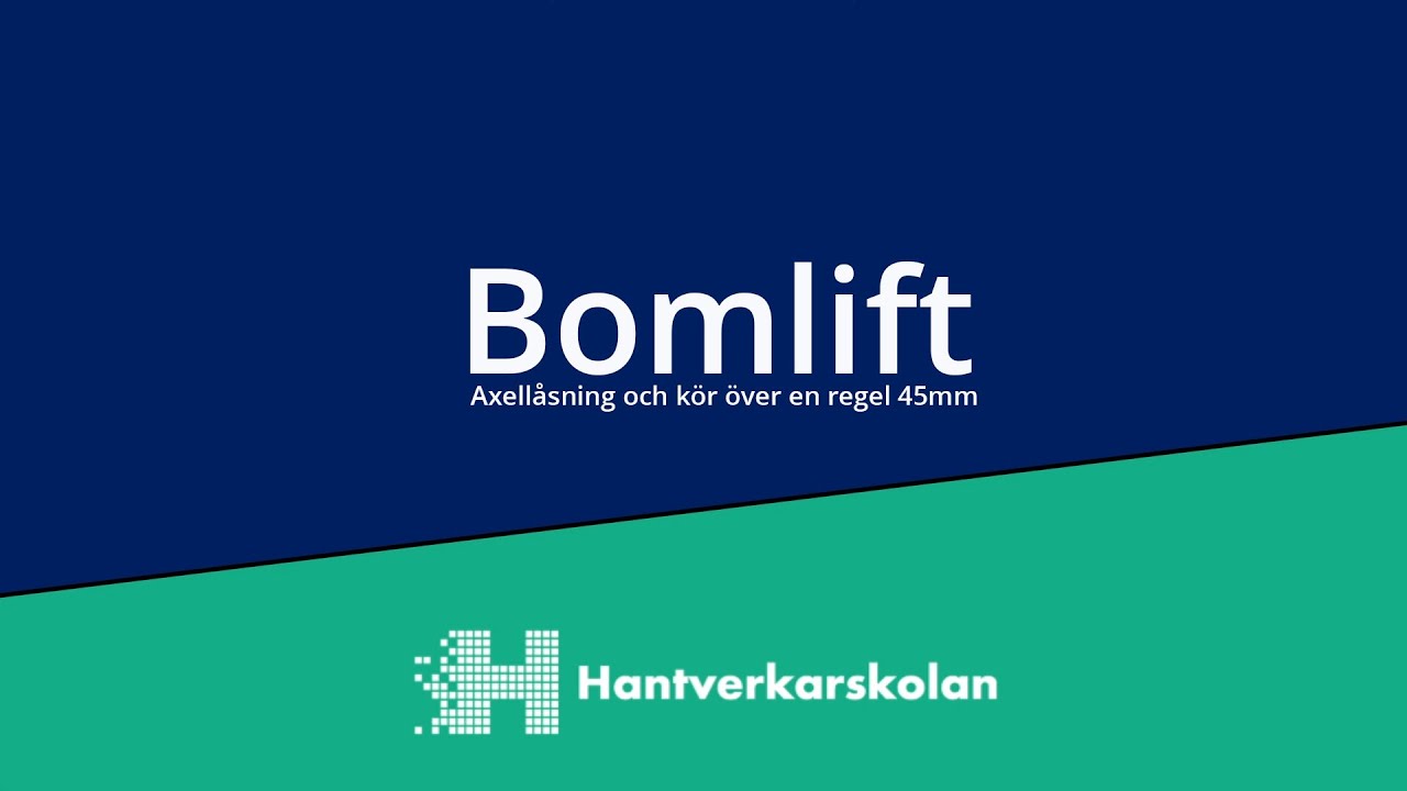 Bomlift axellåsning o 45mm planka gungigt
