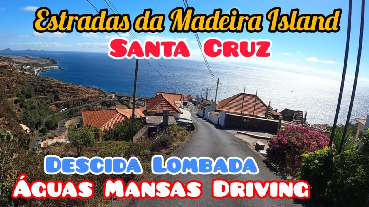 Desgarrada - Águas Mansas Lombada até Mercado Santa Cruz Estradas da Madeira Portugal Carro Popular