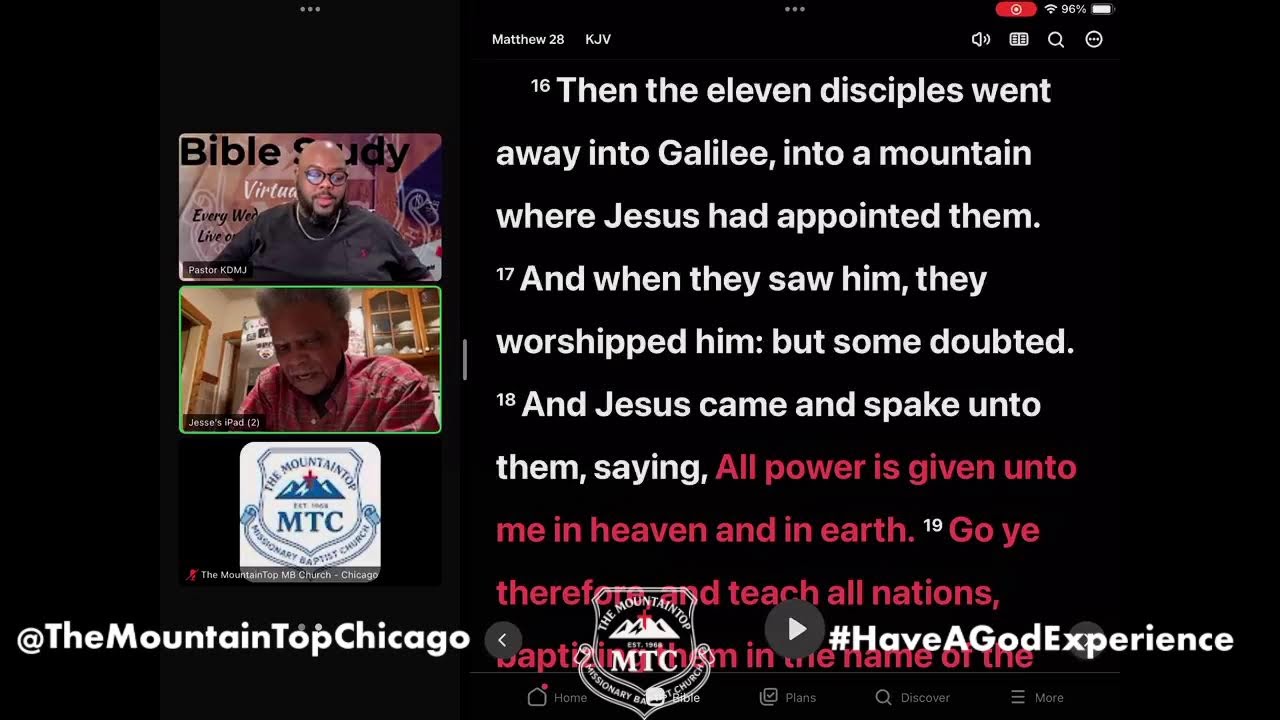 Virtual Bible Study 1/7/2026 Taking Authority in Jesus’ Name!