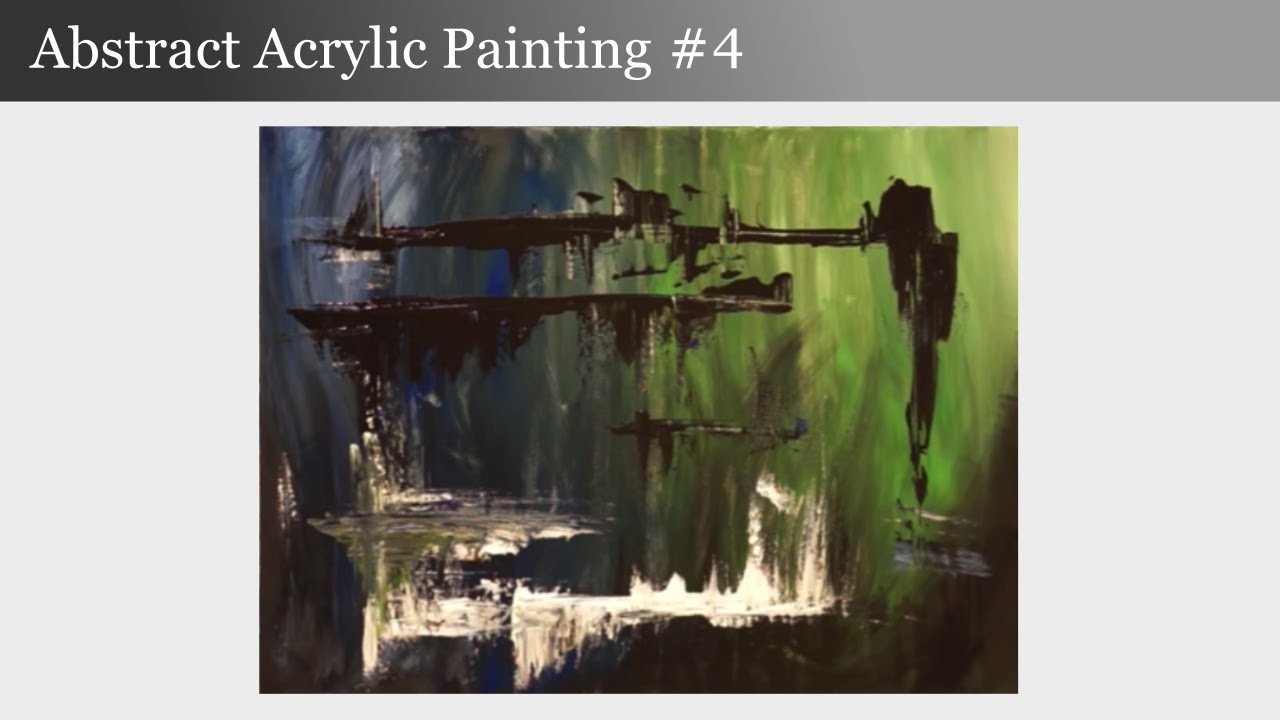 Abstract Acrylic Painting #4 - Abstract Art - by Daniel Grabski