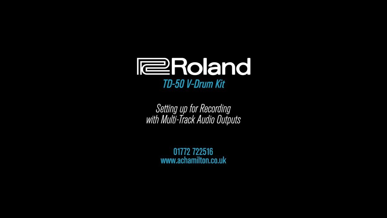 Roland TD-50 - Setting up for Recording Multi-Track Audio