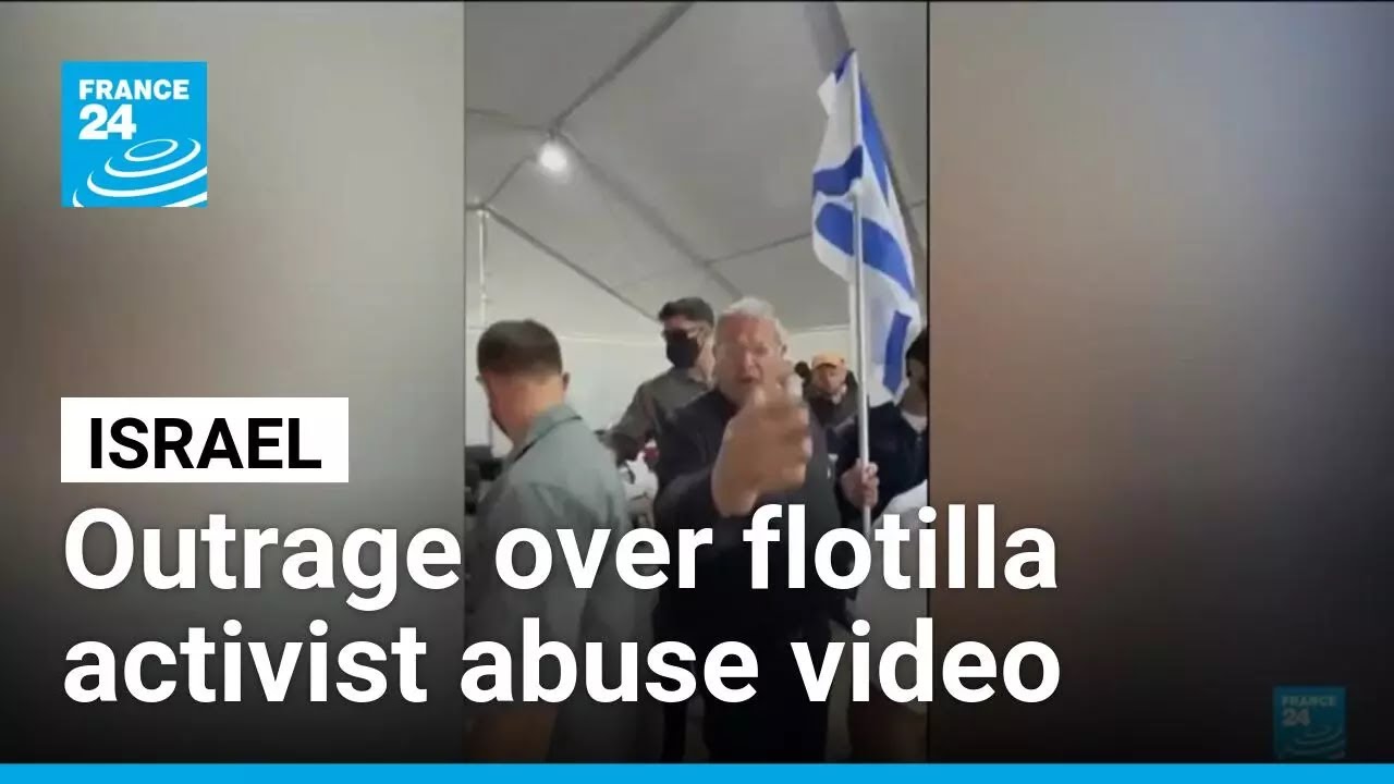 Israeli minister Ben-Gvir's video of Gaza flotilla activists sparks outcry &bull; FRANCE 24 English