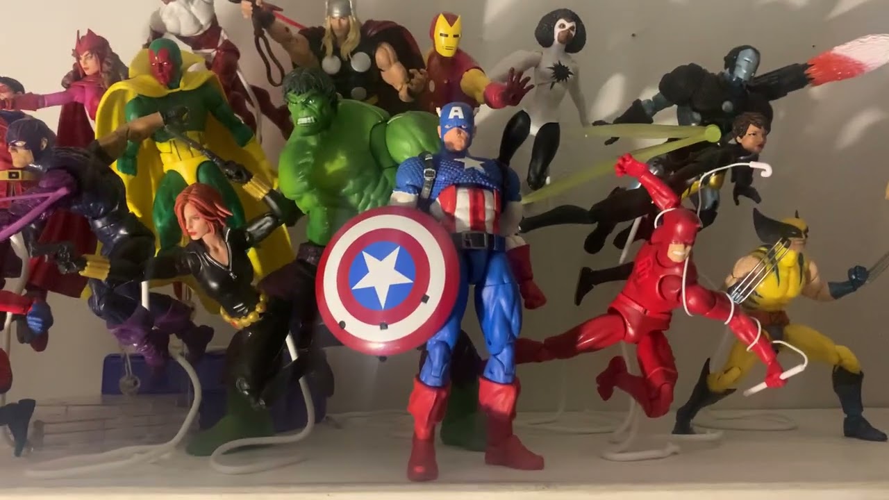 Marvel legends display tour avengers/fan 4 