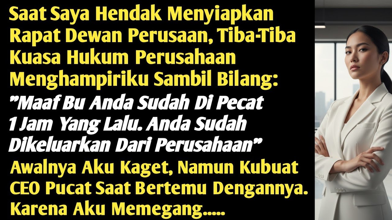 Tiba-Tiba Aku Dipecat Dari Dewan Perusahaan Tanpa Pemberitahuan. Dan Ini Yang Kuberikan Pada Mereka 