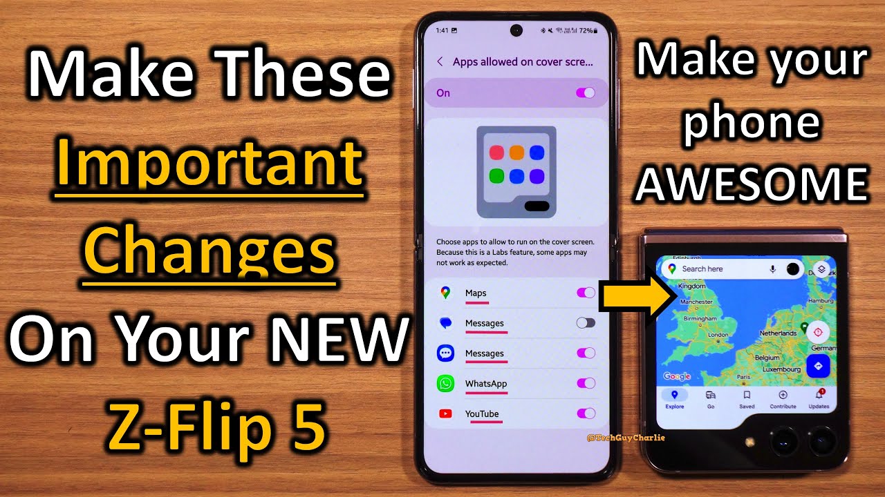 Make Your Z Flip-5 AWESOME By Making These CRUCIAL Changes 😎