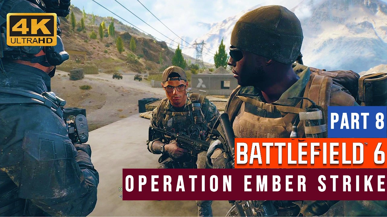 Battlefield 6: OPERATION EMBER STRIKE Walkthrough (Part 8) - 4K RTX 4050 Ultra