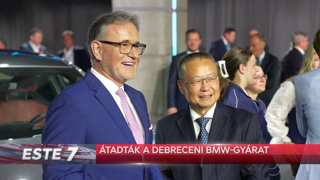 Átadták a debreceni BMW-gyárat
