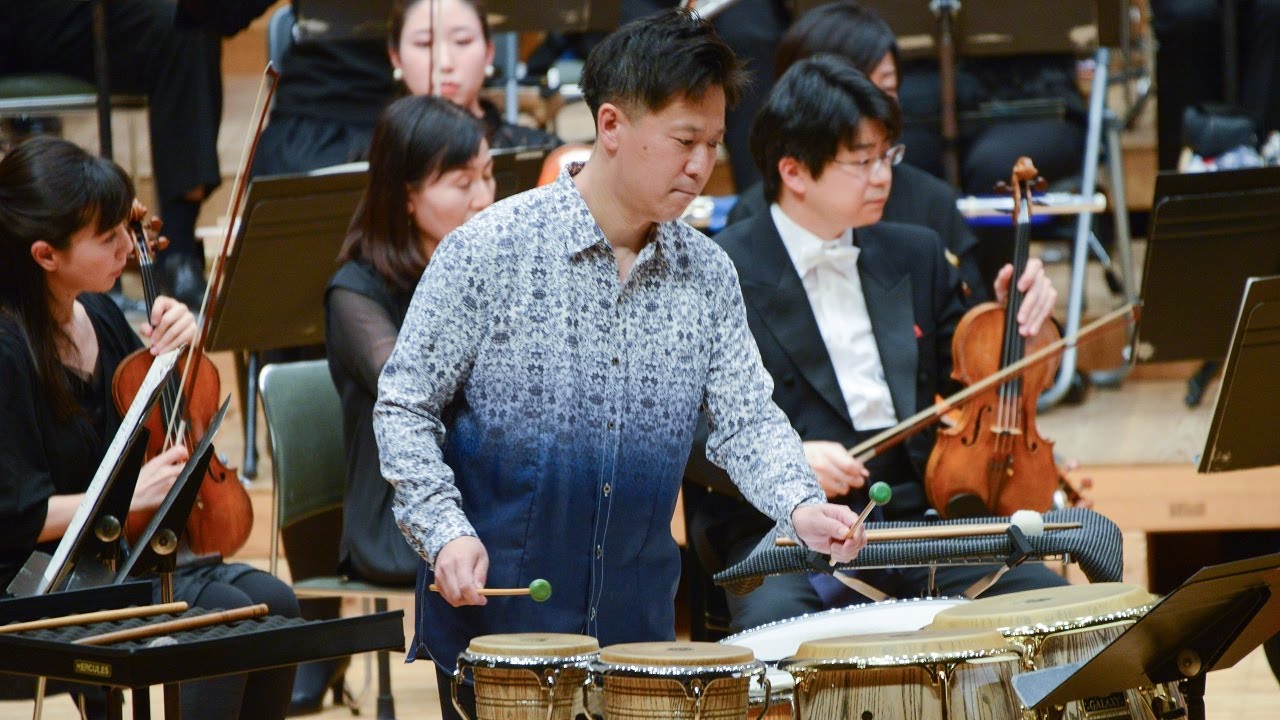 エリザベト音楽大学 創立75周年記念演奏会Vol.1　北爪道夫／≪サイド・バイ・サイド≫打楽器ソロとオーケストラのための―ヴァージョンⅠ—　打楽器：小川裕雅
