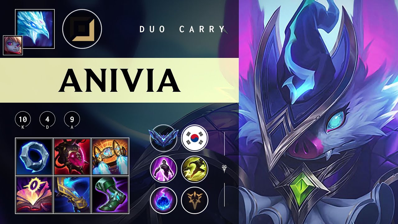 Anivia Carry vs Aphelios - KR Diamond Patch 25.24