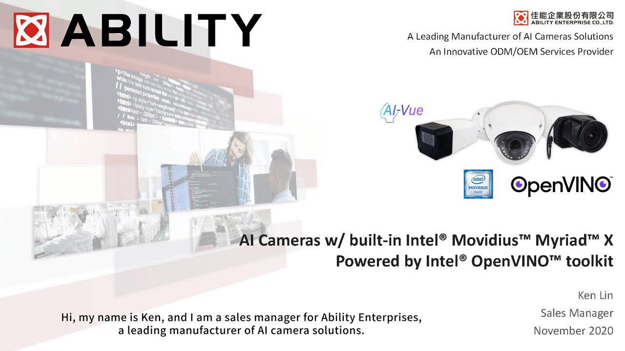 The Leading manufacturer of AI camera solutions 