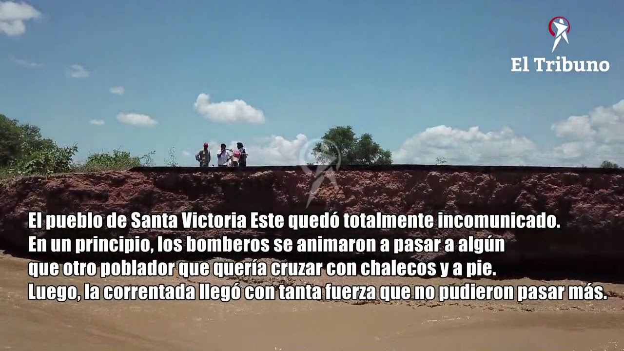 Santa Victoria en su peor momento; solo se llega por aire o embarcado