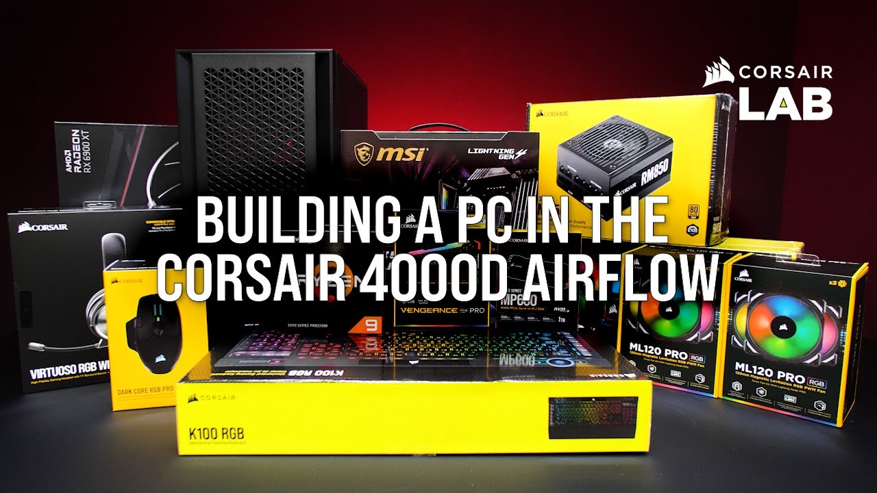 CORSAIR 4000D Airflow PC Build &ndash; Ryzen 5950X With RX 6900 XT
