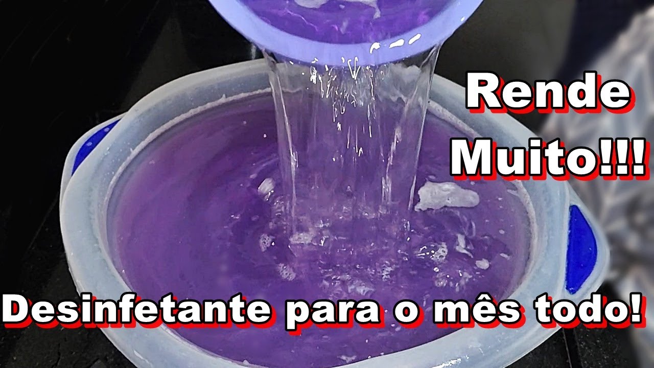 LIMPA E PERFUMA PROFUNDAMENTE - NUNCA MAIS COMPREI DESINFETANTE!