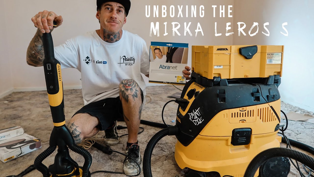 UNBOXING THE MIRKA LEROS S DUSTLESS WALL & CEILING SANDER