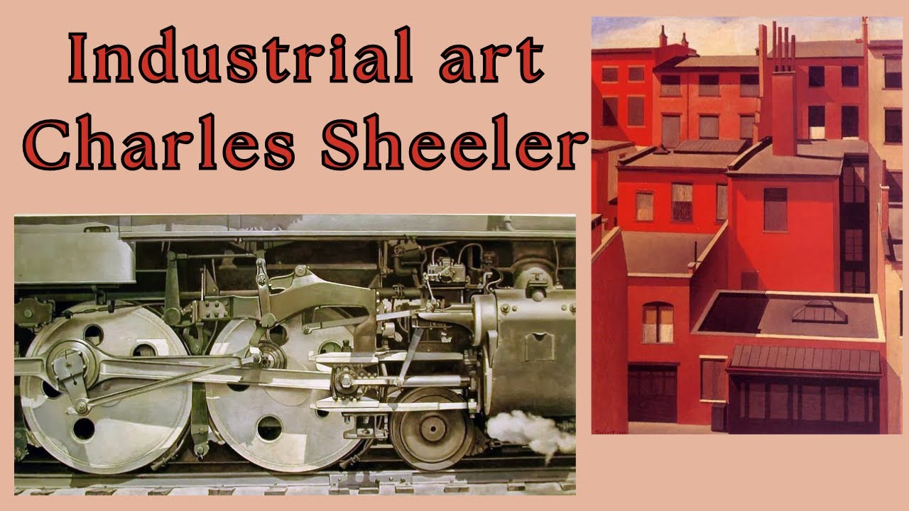 Industrial art of Charles Sheeler (1883-1965), USA.