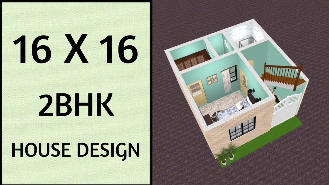 16x16 Piękna mapa domu w mieście ll 16x16 Plan domu ll 16x16 Ghar Ka Naksha ll Dom o powierzchni 256 st&oacute;p kwadratowych